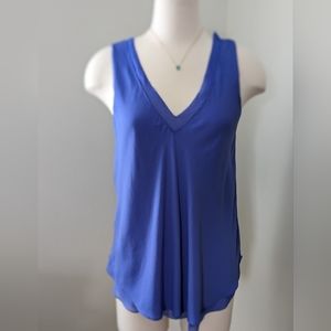 Rachel Roy Periwinkle ( Blue / purple ) sleeveless Blouse V neck
